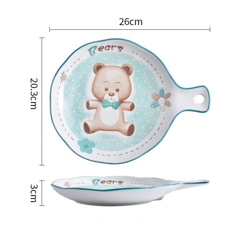 Bear Plate with Handle