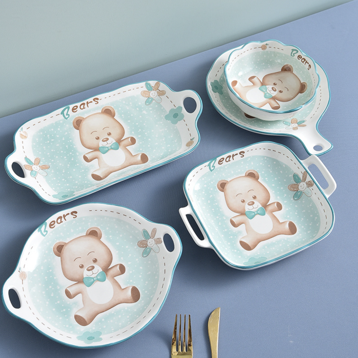 Bear Plate with Handle