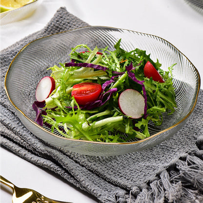 Glass Salad Plate