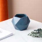 Blue Abstract Plant Pot