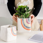 Rainbow Square Pot Medium
