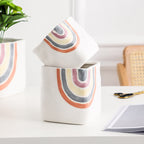 Rainbow Square Pot Medium