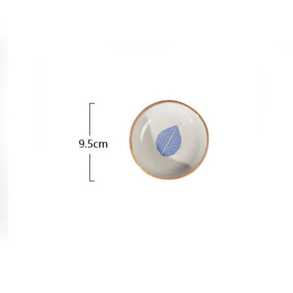 House of Eden Blue Leaf Dessert Plate 50ml