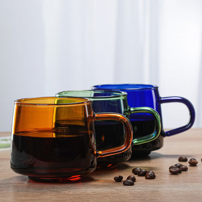 Borosilicate Glass Cup Green