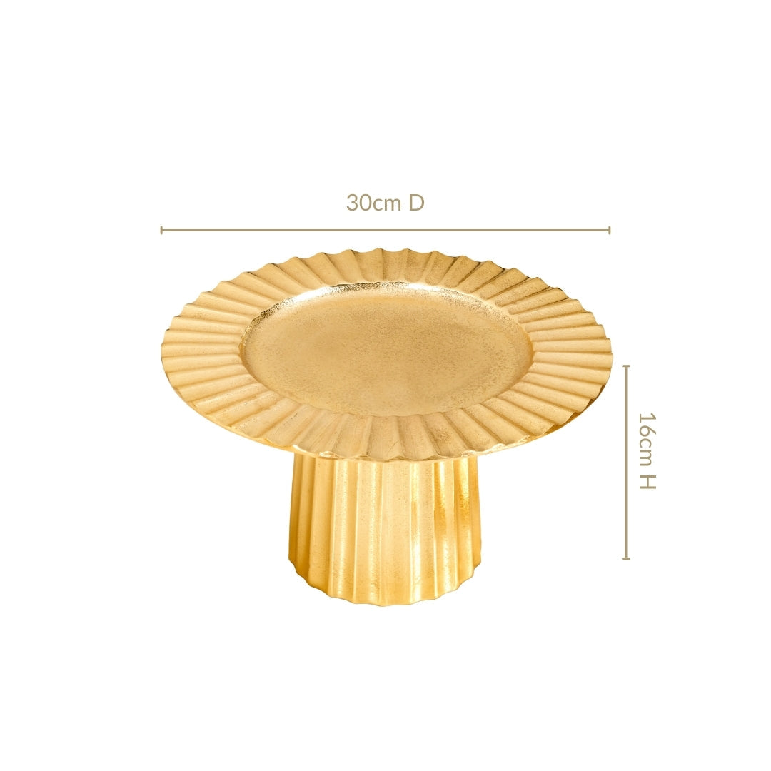 Halo Gold Dessert Riser Short