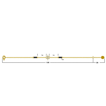 Maya Mangalsutra Bracelet | 18K Gold Vermeil