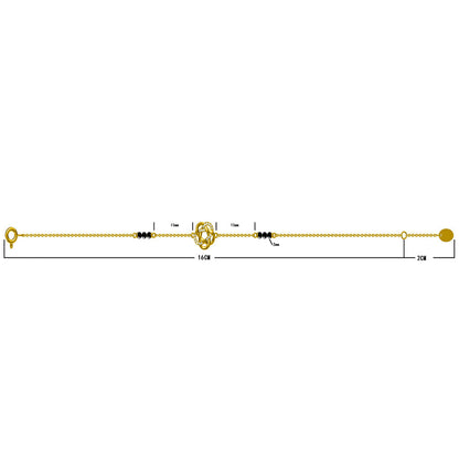 Iravati Mangalsutra Bracelet | 18K Gold Vermeil