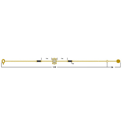Sarvani Mangalsutra Bracelet | 18K Gold Vermeil