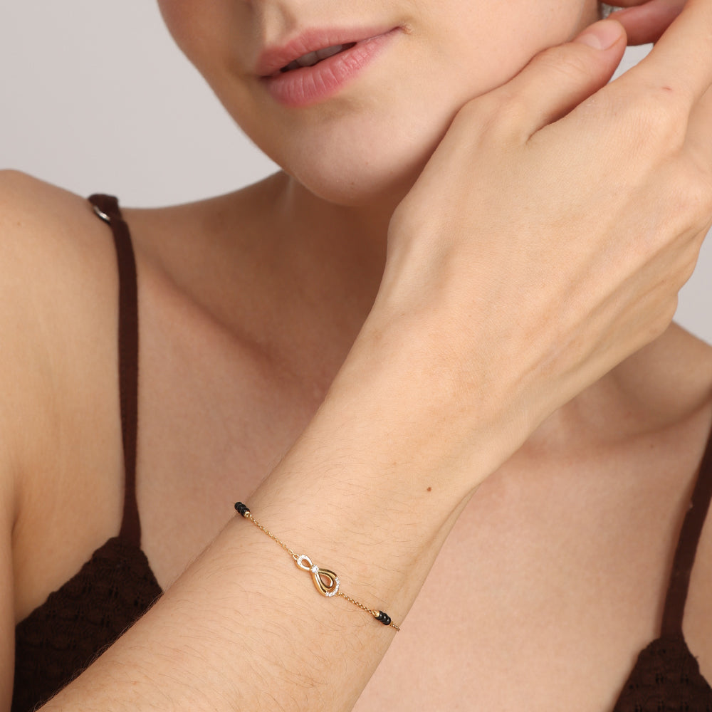 Bhavani Mangalsutra Bracelet | 18K Gold Vermeil