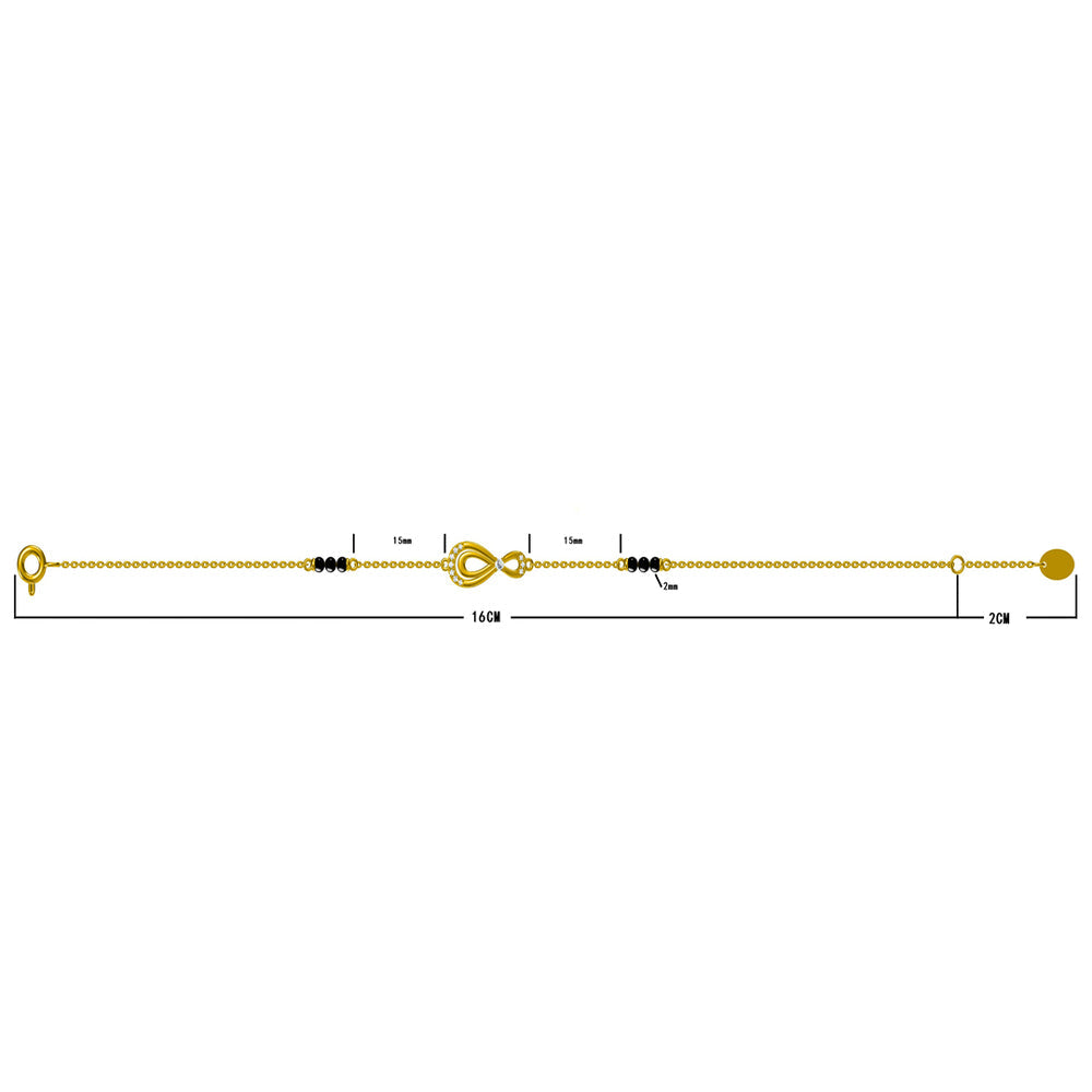 Bhavani Mangalsutra Bracelet | 18K Gold Vermeil