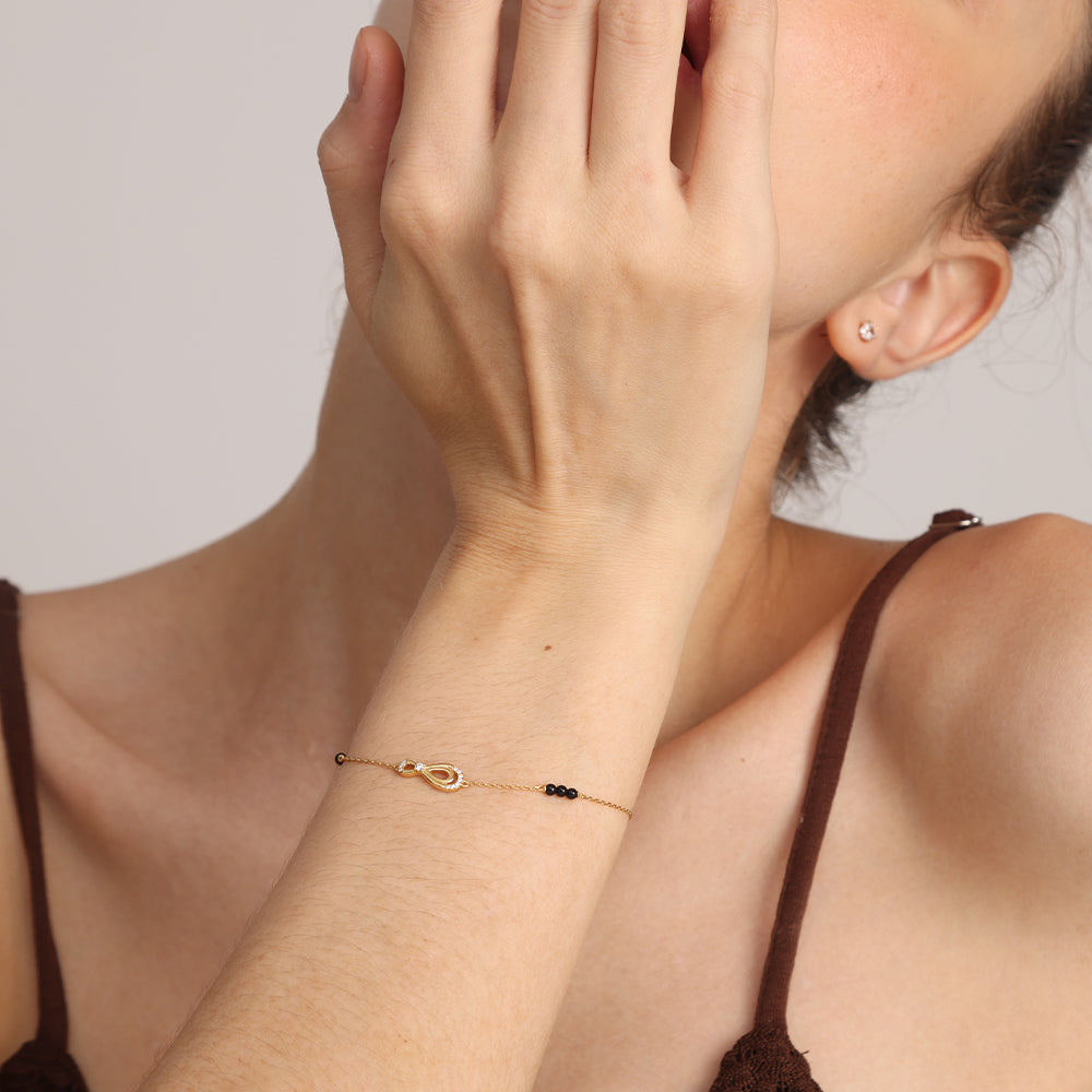 Bhavani Mangalsutra Bracelet | 18K Gold Vermeil