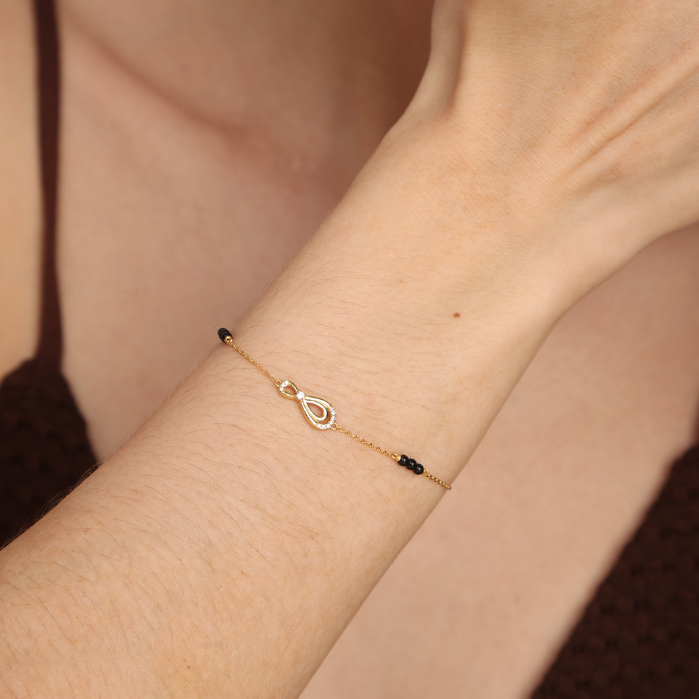 Bhavani Mangalsutra Bracelet | 18K Gold Vermeil