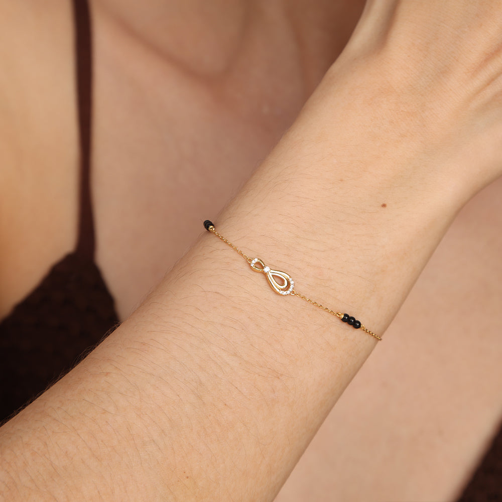 Bhavani Mangalsutra Bracelet | 18K Gold Vermeil