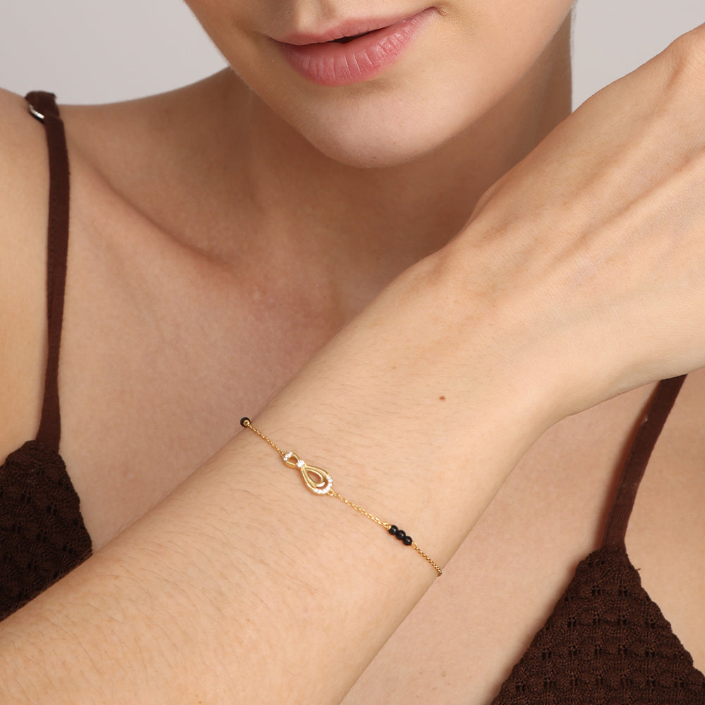 Bhavani Mangalsutra Bracelet | 18K Gold Vermeil