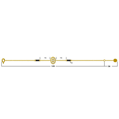 Ekansha Mangalsutra Bracelet | 18K Gold Vermeil