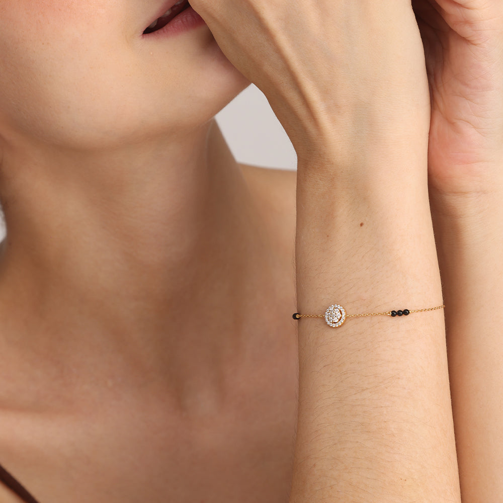 Ekansha Mangalsutra Bracelet | 18K Gold Vermeil