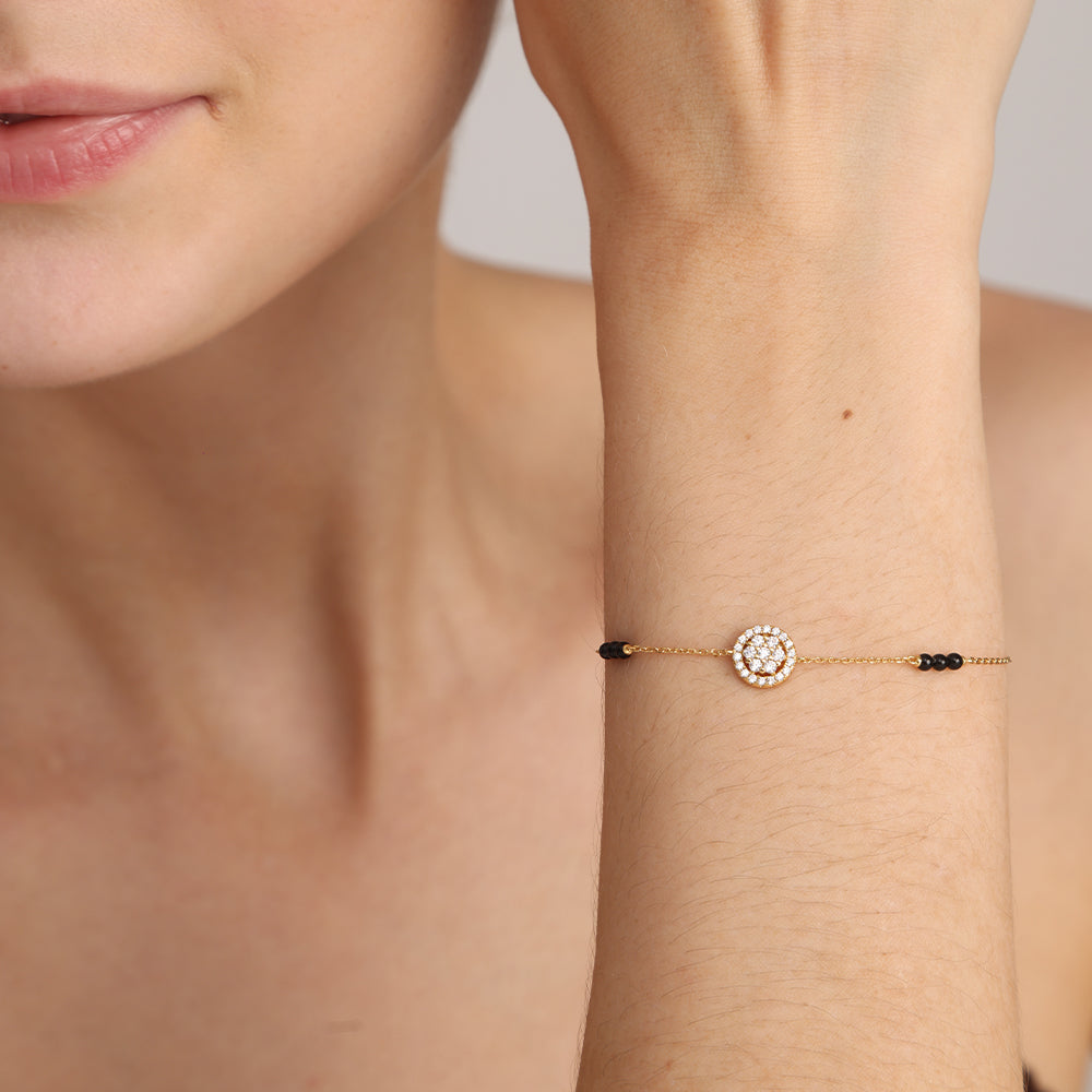 Ekansha Mangalsutra Bracelet | 18K Gold Vermeil