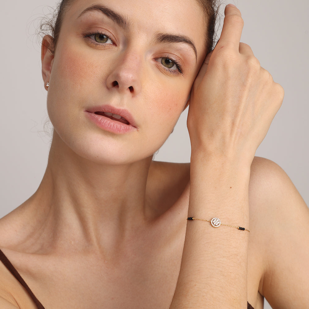 Ekansha Mangalsutra Bracelet | 18K Gold Vermeil