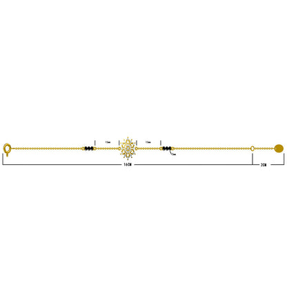 Tvarita Mangalsutra Bracelet | 18K Gold Vermeil