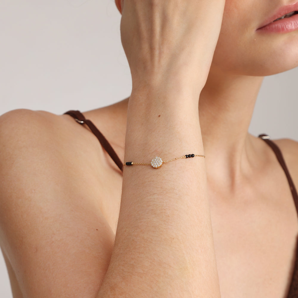 Bhavya Mangalsutra Bracelet | 18K Gold Vermeil