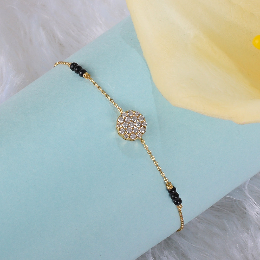 Bhavya Mangalsutra Bracelet | 18K Gold Vermeil