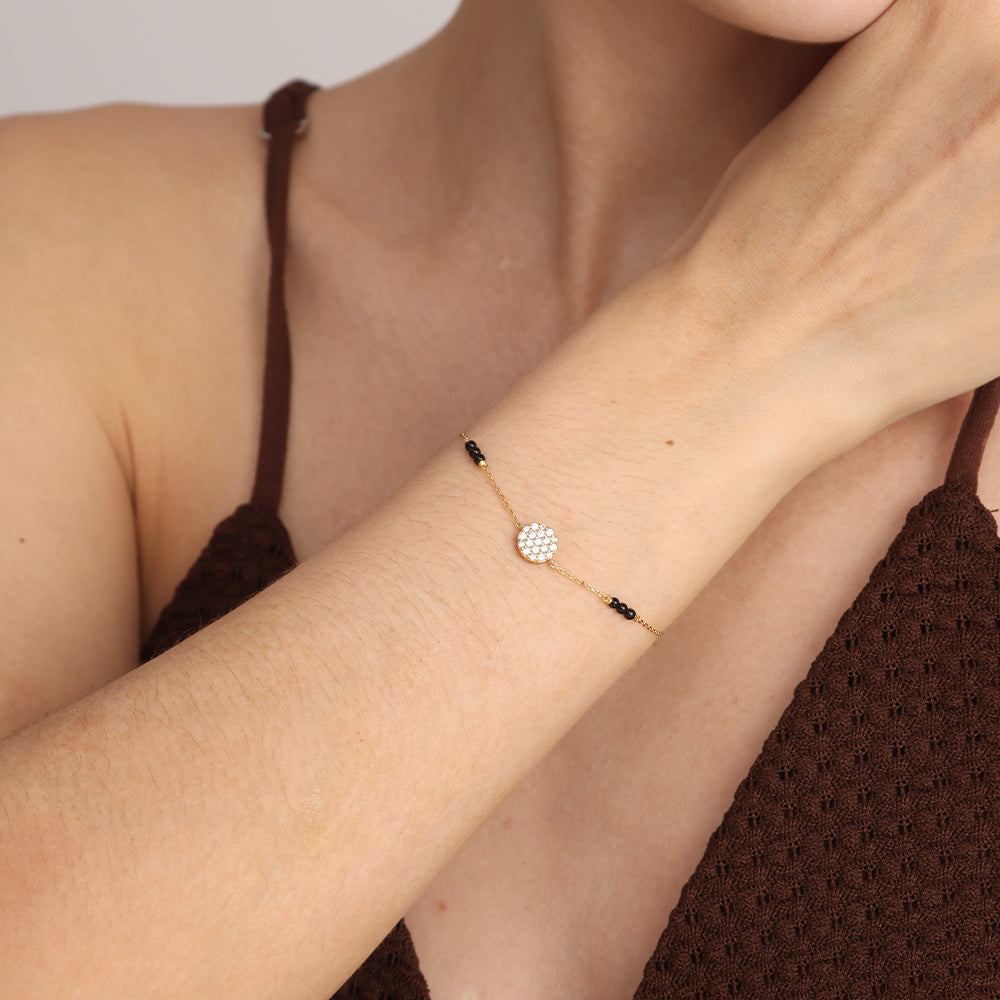 Bhavya Mangalsutra Bracelet | 18K Gold Vermeil