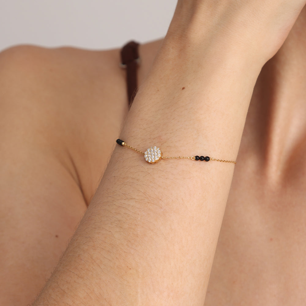 Bhavya Mangalsutra Bracelet | 18K Gold Vermeil