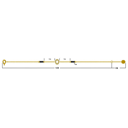 Saraswathi Mangalsutra Bracelet | 18K Gold Vermeil