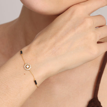 Hamsini Mangalsutra Bracelet | 18K Gold Vermeil