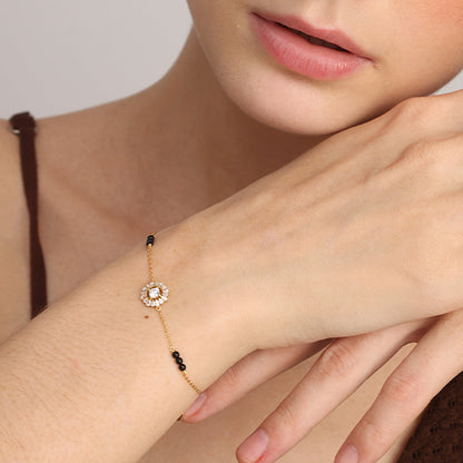 Hamsini Mangalsutra Bracelet | 18K Gold Vermeil