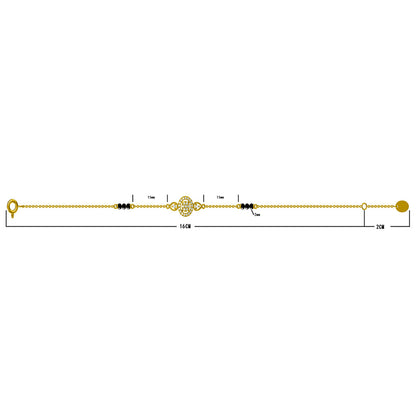 Annapurna Mangalsutra Bracelet | 18K Gold Vermeil