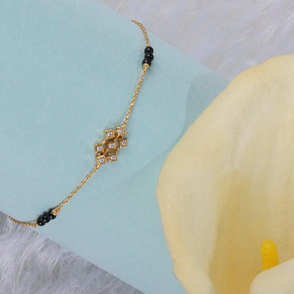 Padma Mangalsutra Bracelet | 18K Gold Vermeil