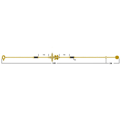 Manasvini Mangalsutra Bracelet | 18K Gold Vermeil
