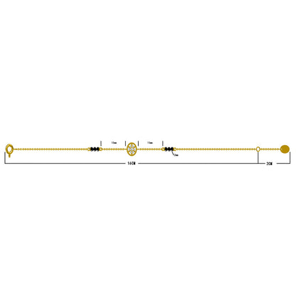 Tvasti Mangalsutra Bracelet | 18K Gold Vermeil