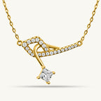 Bow & Arrow Princess-Cut Diamond Mangalsutra | 18k Gold Vermeil