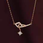 Bow & Arrow Princess-Cut Diamond Mangalsutra | 18k Gold Vermeil