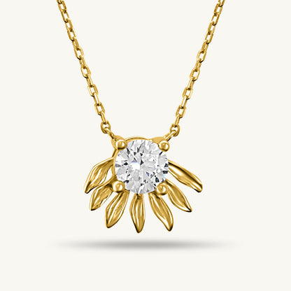 Elegant Sunflower Mangalsutra | 18k Gold Vermeil