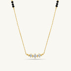 Dazzling Diamond Mangalsuta | 18k Gold Vermeil
