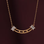 Baguette Stone Dainty Simle Bar Mangalsutra | 18k Gold Vermeil