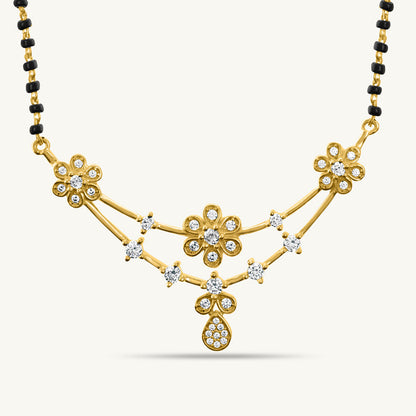 Floral Elegance Mangalsutra