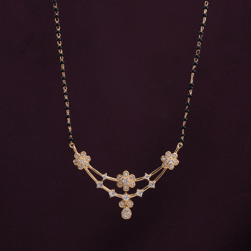 Floral Elegance Mangalsutra