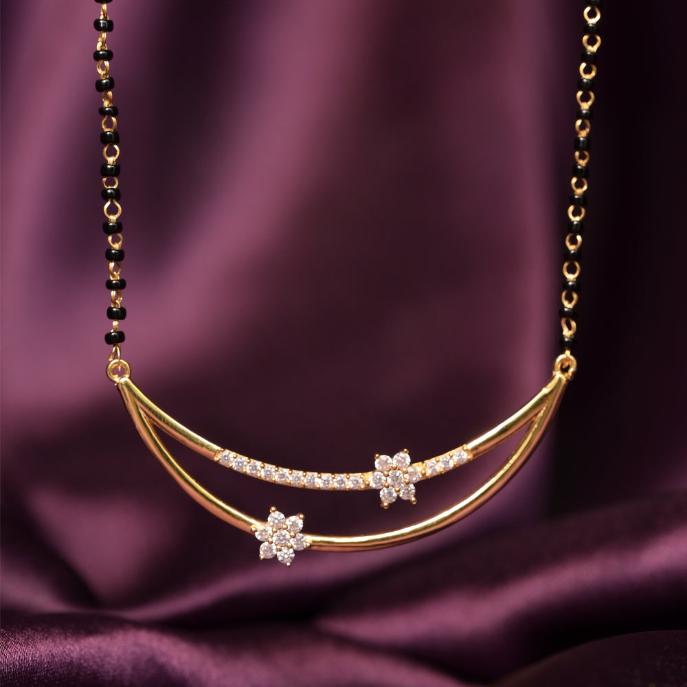 Celestial Blossom Mangalsutra | 18K Gold Vermeil