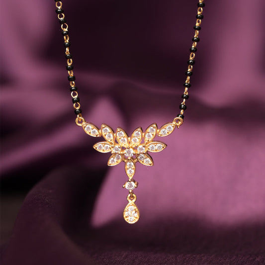 Floral Whispers  Mangalsutra | 18K Gold Vermeil