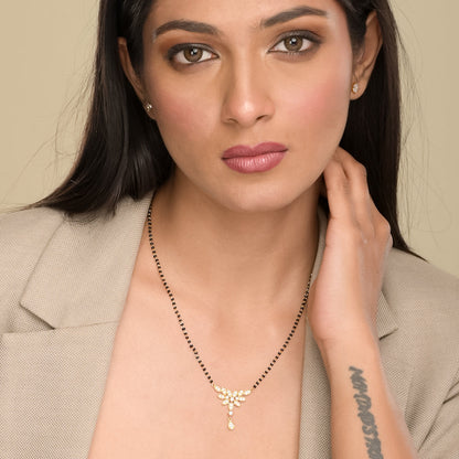 Floral Whispers  Mangalsutra | 18K Gold Vermeil