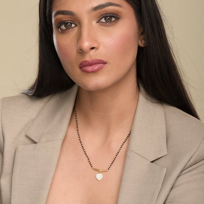 Eternal Love Sparkle mangalsutra | 18K Gold Vermeil