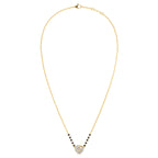 Circle of Love 9KT Gold Lab Grown Diamond Mangalsutra