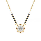 Bloom Glow Heritage 9KT Gold Lab Grown Diamond Mangalsutra
