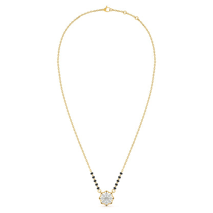 Bloom Glow Heritage 9KT Gold Lab Grown Diamond Mangalsutra