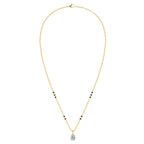Dewlight Drop 9KT Gold Lab Grown Diamond Mangalsutra