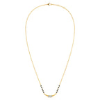 Couplet Charm Arc 9KT Gold Lab Grown Diamond Mangalsutra